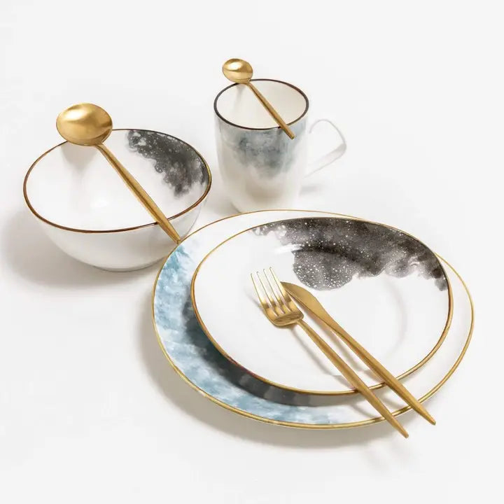 12-Piece Alabaster Dinnerware Set + Mug Option
