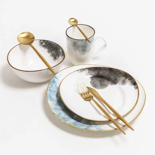 12-Piece Alabaster Dinnerware Set + Mug Option