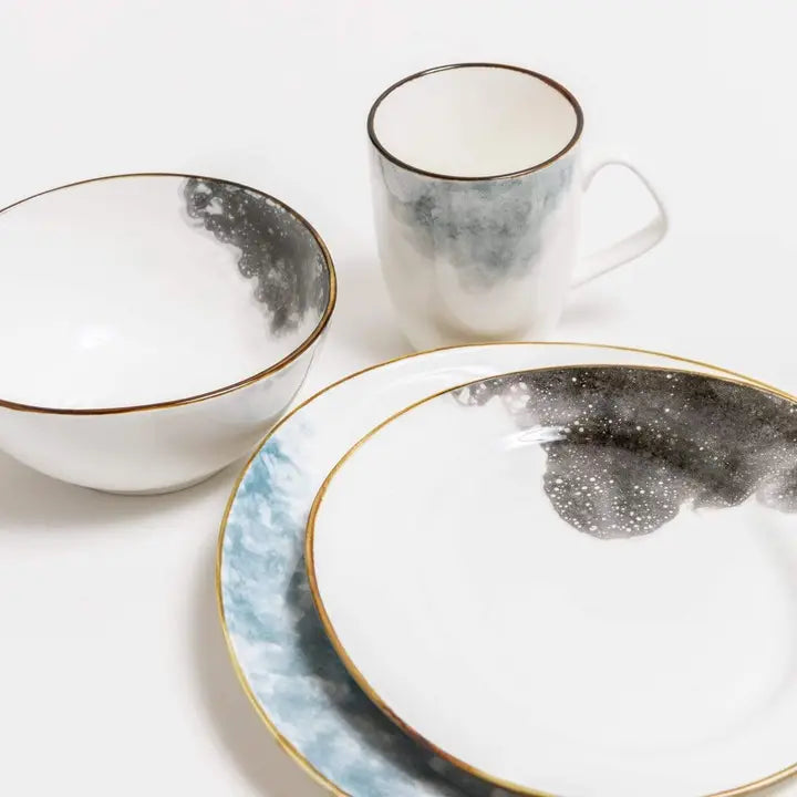 12-Piece Alabaster Dinnerware Set + Mug Option